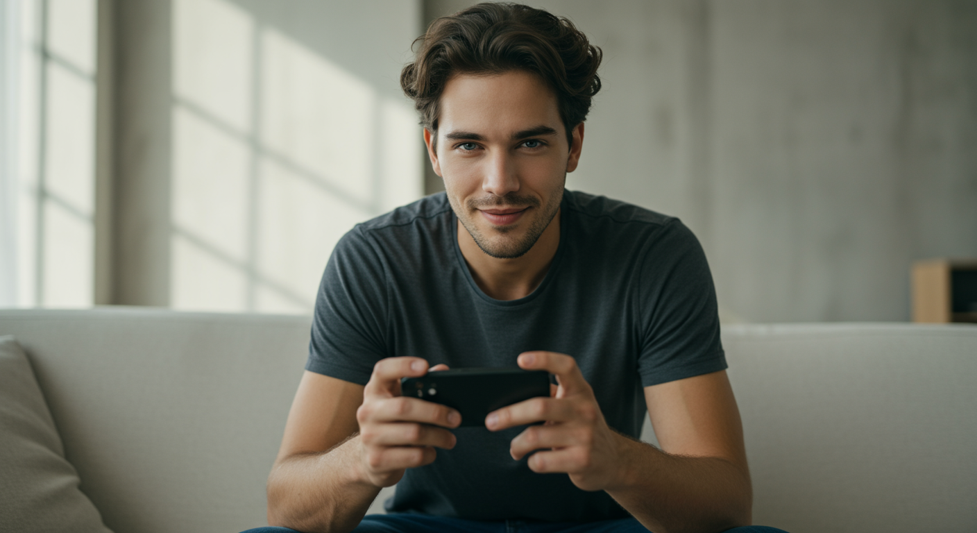 Hraní 69games na mobilním telefonu